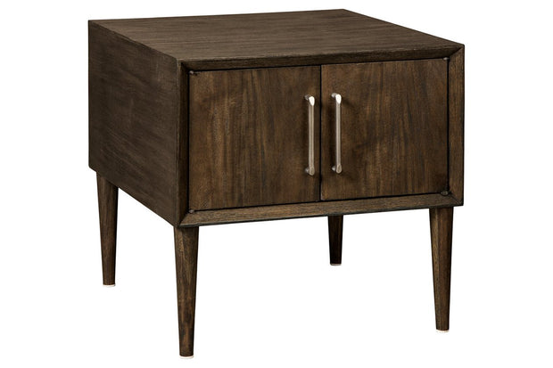 Kisper Dark Brown End Table