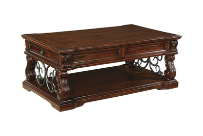 Alymere Rustic Brown Coffee Table with Lift Top