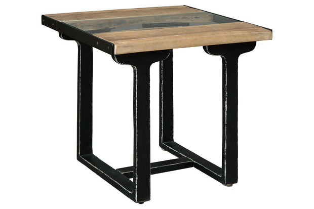 Calkosa Brown/Black End Table