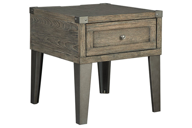 Chazney Rustic Brown End Table