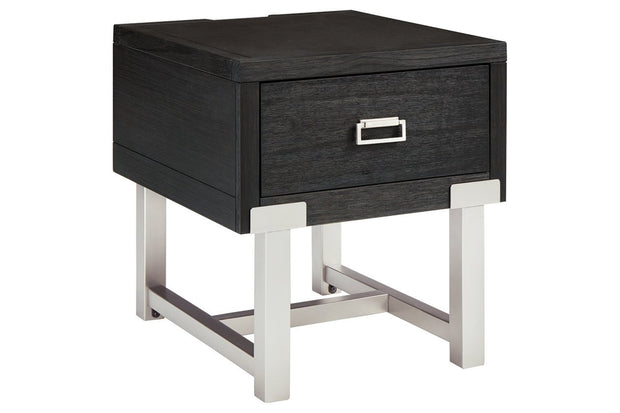 Chisago Black End Table