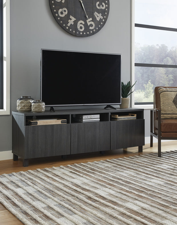 Yarlow Black Extra Large TV Stand