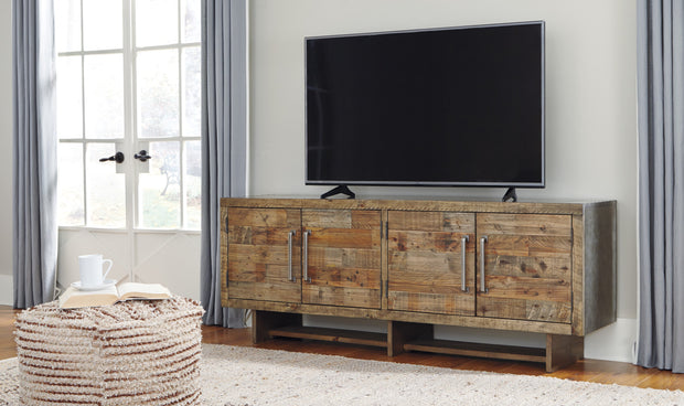 Mozanburg Rustic Brown Extra Large TV Stand