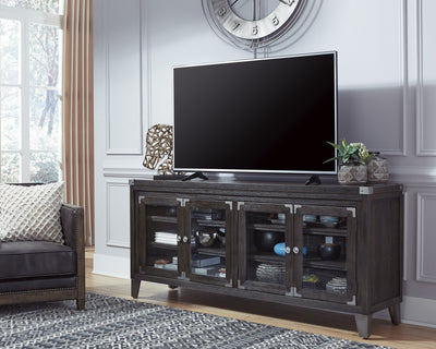 Todoe Gray Extra Large TV Stand