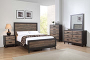 Tacoma Brown Panel Bedroom Set