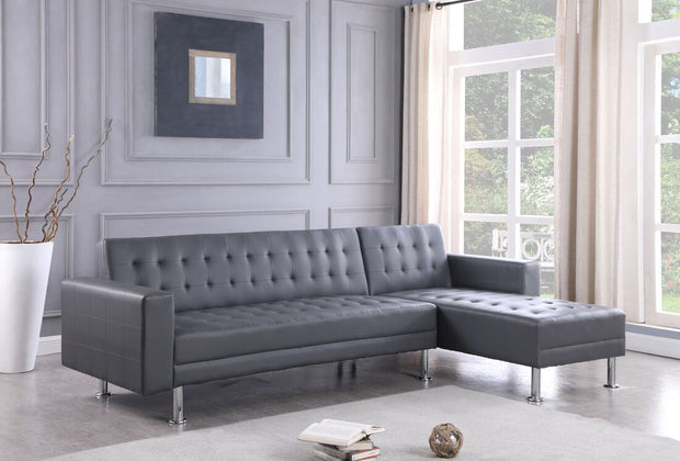 Bobby Gray Reversible Sectional