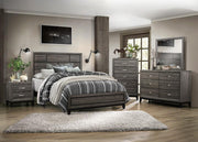 Davi Gray Panel Bedroom Set