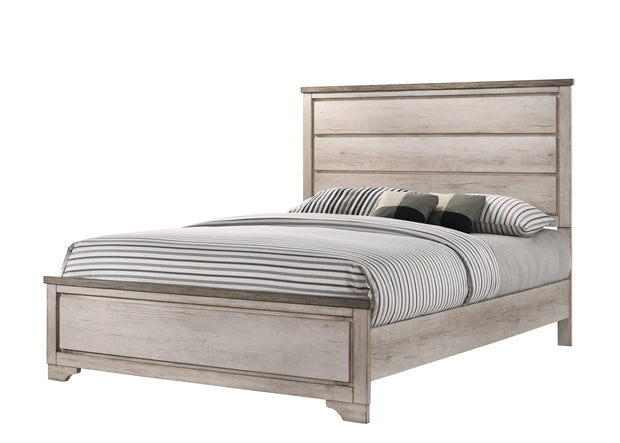 Patterson Driftwood Gray Panel Bedroom Set