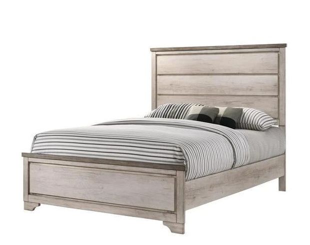Patterson Driftwood Gray Panel Full Bed