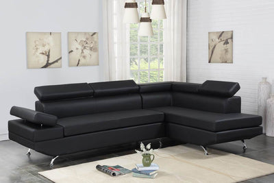 Moderno Black RAF Sectional