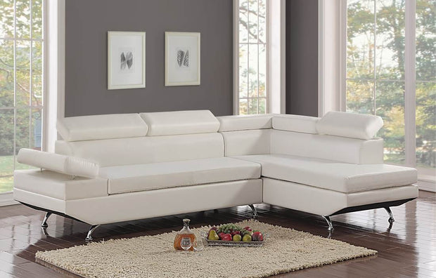 Moderno White RAF Sectional