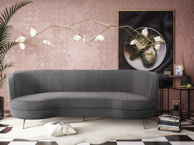 Flare Grey Tweed Sofa