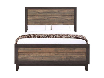 Tacoma Brown Queen Panel Bed